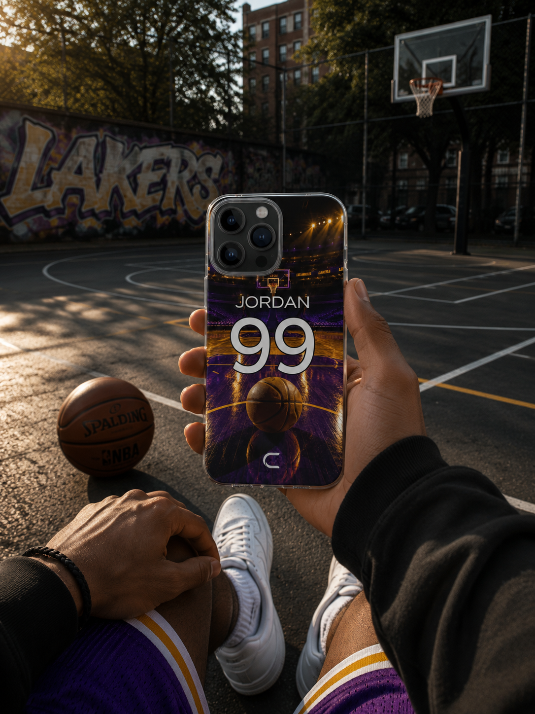 Coque Purple & Gold – Los Angeles
