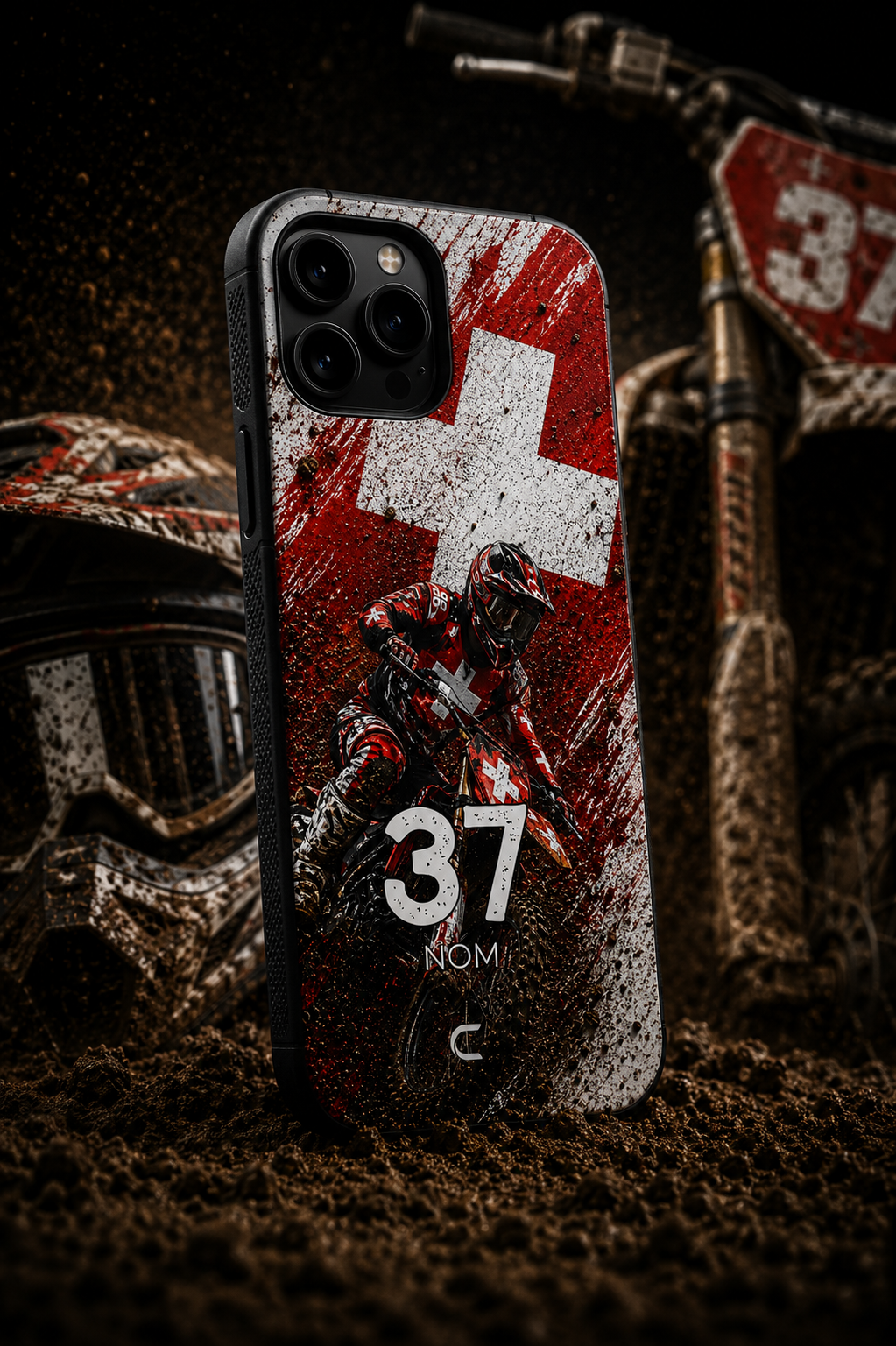 Coque Motocross Swiss Edition