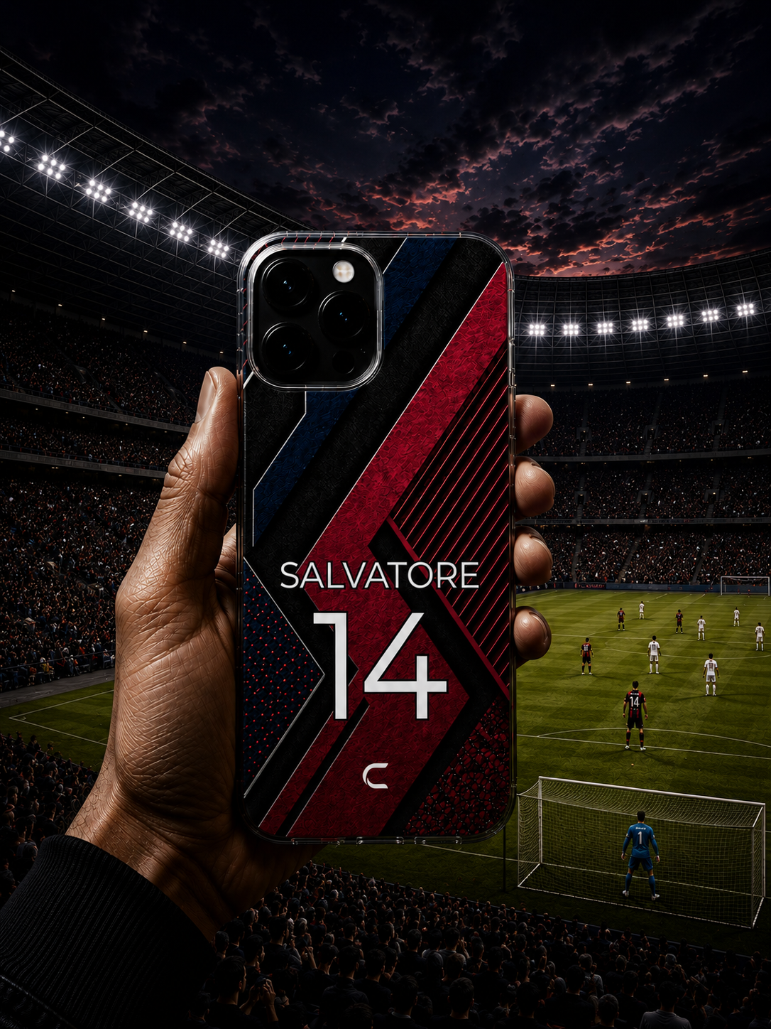 Coque Cagliari Calcio – Domicile